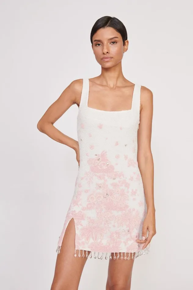 Women Dresses STAUD STAUD LE SABLE DRESS IVORY CHERRY BLOSSOM TOILE Women Dresses STAUD STAUD LE SABLE DRESS IVORY CHERRY BLOSSOM TOILE