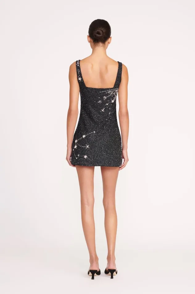 Women Dresses STAUD STAUD LE SABLE DRESS STARRY NIGHT Women Dresses STAUD STAUD LE SABLE DRESS STARRY NIGHT
