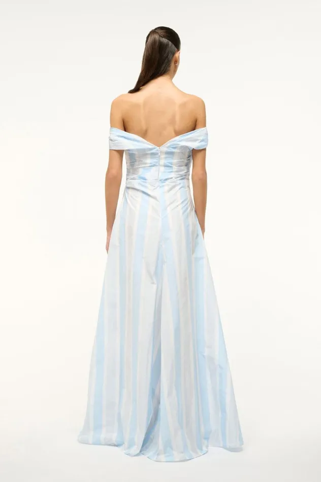 Women Dresses STAUD STAUD LIPARI DRESS ADRIATIC STRIPE Women Dresses STAUD STAUD LIPARI DRESS ADRIATIC STRIPE
