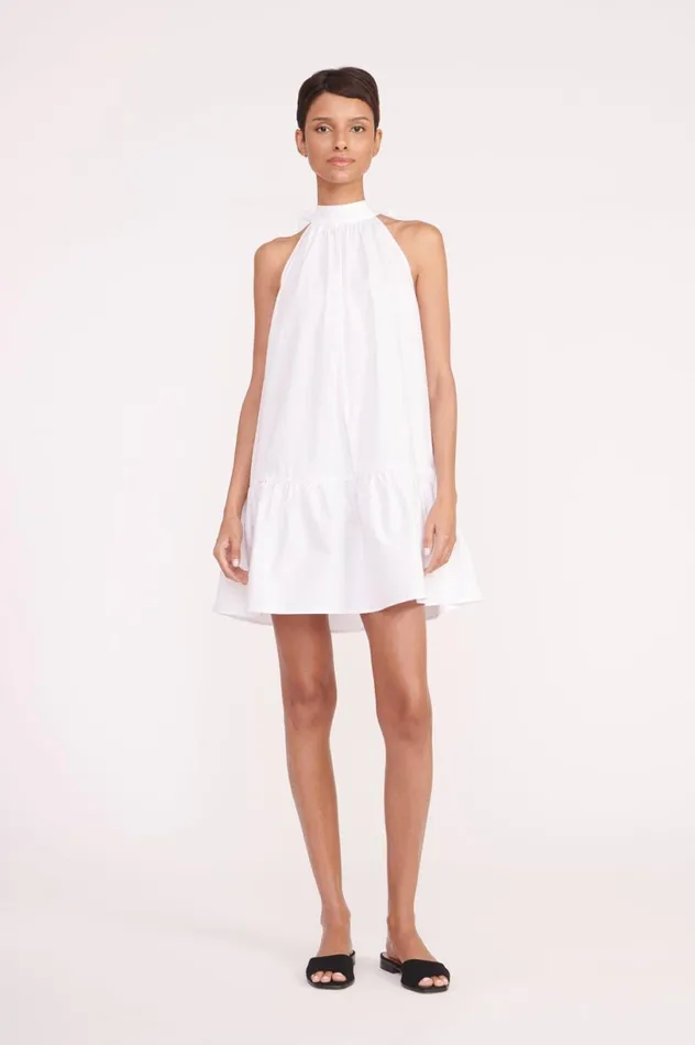 Women Dresses STAUD STAUD MARLOWE DRESS WHITE