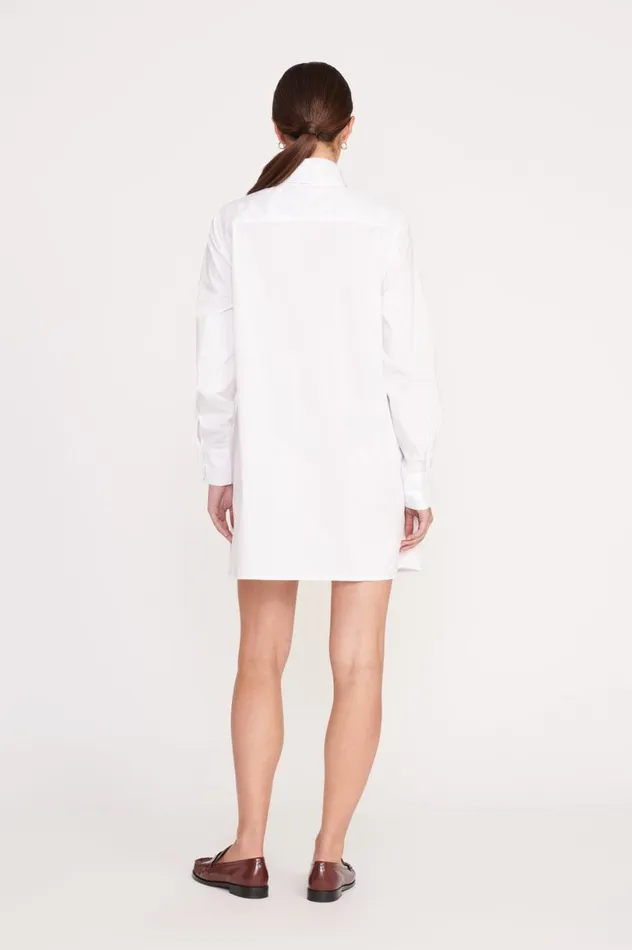 Women Dresses STAUD STAUD MARYN DRESS WHITE Women Dresses STAUD STAUD MARYN DRESS WHITE