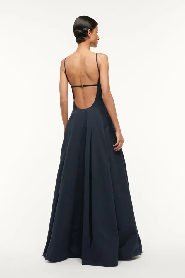 Women Dresses STAUD STAUD MAXI JOLI DRESS NAVY Women Dresses STAUD STAUD MAXI JOLI DRESS NAVY