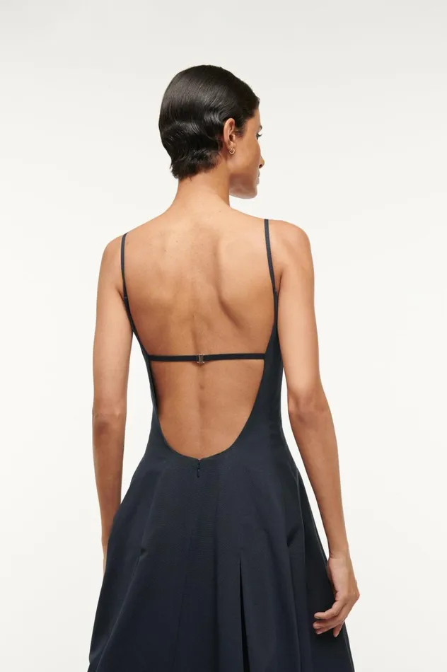 Women Dresses STAUD STAUD MAXI JOLI DRESS NAVY Women Dresses STAUD STAUD MAXI JOLI DRESS NAVY