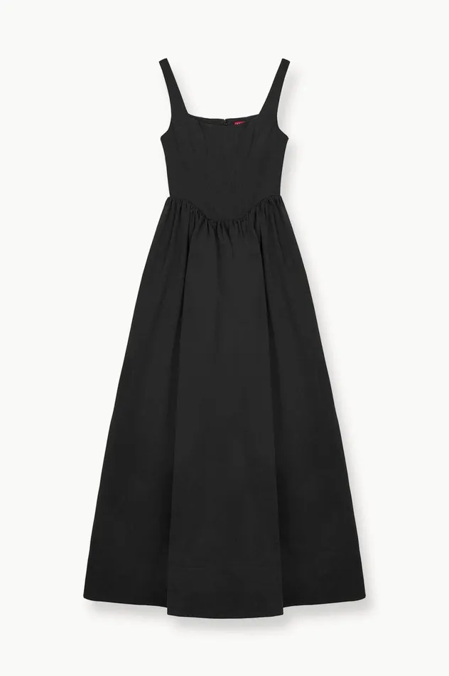 Women Dresses STAUD STAUD MAXI LANDSCAPE DRESS BLACK Women Dresses STAUD STAUD MAXI LANDSCAPE DRESS BLACK
