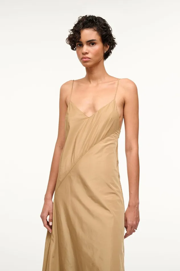 Women Dresses STAUD STAUD MAXI LEONARDO DRESS FAWN Women Dresses STAUD STAUD MAXI LEONARDO DRESS FAWN