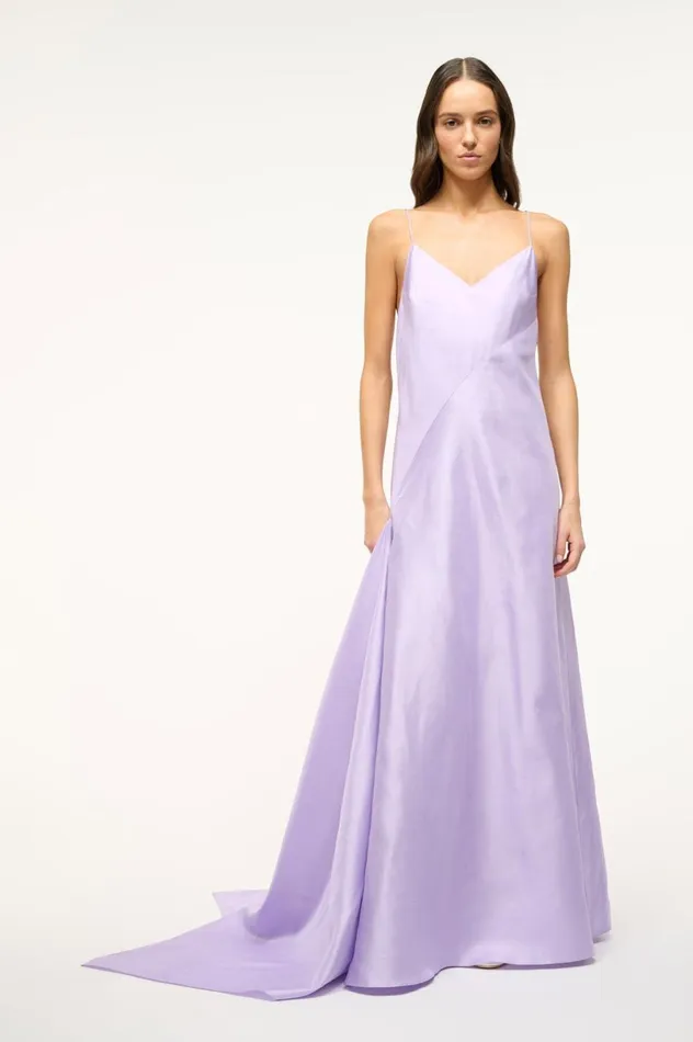 Women Dresses STAUD STAUD MAXI LEONARDO DRESS LILAC