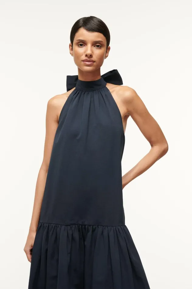 Women Dresses STAUD STAUD MAXI MARLOWE DRESS NAVY Women Dresses STAUD STAUD MAXI MARLOWE DRESS NAVY