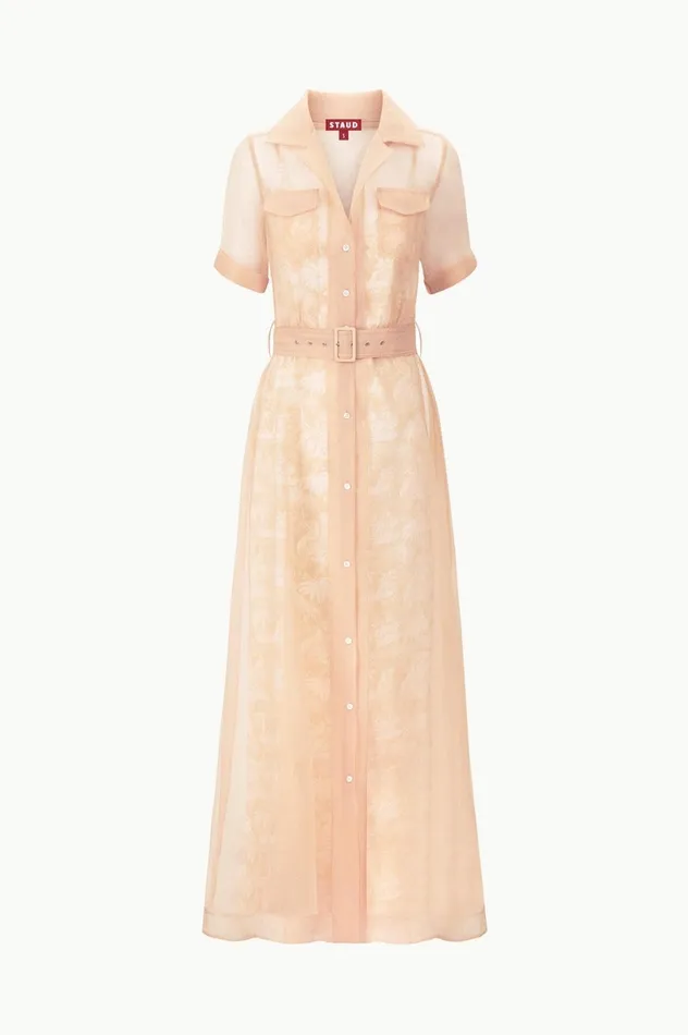 Women Dresses STAUD STAUD MILLIE DRESS BEIGE IVORY BEIGE TOILE Women Dresses STAUD STAUD MILLIE DRESS BEIGE IVORY BEIGE TOILE