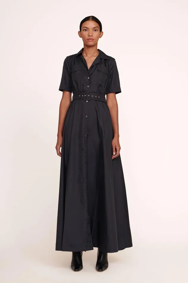 Women Dresses STAUD STAUD MILLIE DRESS BLACK