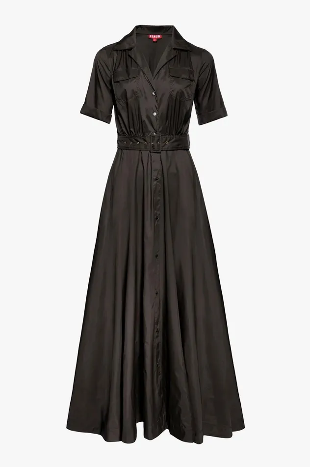 Women Dresses STAUD STAUD MILLIE DRESS BLACK Women Dresses STAUD STAUD MILLIE DRESS BLACK