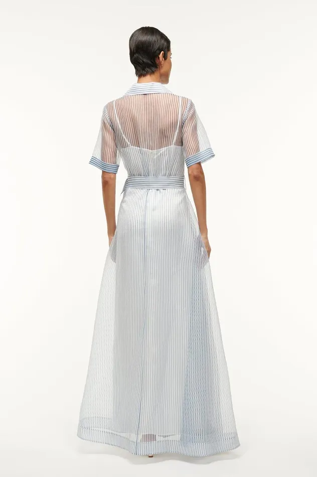 Women Dresses STAUD STAUD MILLIE DRESS IVORY MICRO STRIPE Women Dresses STAUD STAUD MILLIE DRESS IVORY MICRO STRIPE