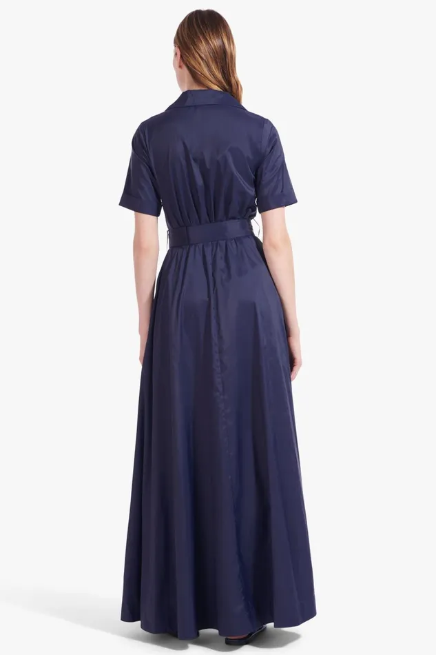 Women Dresses STAUD STAUD MILLIE DRESS NAVY Women Dresses STAUD STAUD MILLIE DRESS NAVY