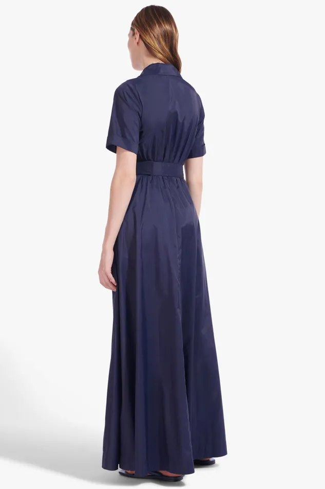 Women Dresses STAUD STAUD MILLIE DRESS NAVY Women Dresses STAUD STAUD MILLIE DRESS NAVY