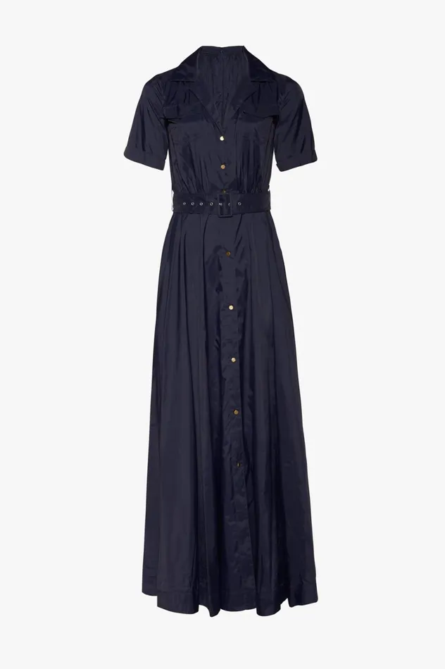 Women Dresses STAUD STAUD MILLIE DRESS NAVY Women Dresses STAUD STAUD MILLIE DRESS NAVY