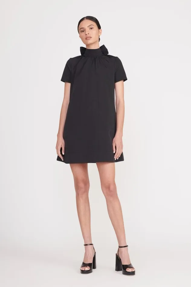Women Dresses STAUD STAUD MINI ILANA DRESS BLACK