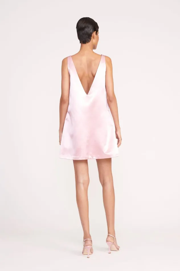 Women Dresses STAUD STAUD MINI TEAGAN DRESS CHERRY BLOSSOM Women Dresses STAUD STAUD MINI TEAGAN DRESS CHERRY BLOSSOM