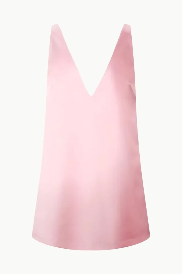 Women Dresses STAUD STAUD MINI TEAGAN DRESS CHERRY BLOSSOM Women Dresses STAUD STAUD MINI TEAGAN DRESS CHERRY BLOSSOM