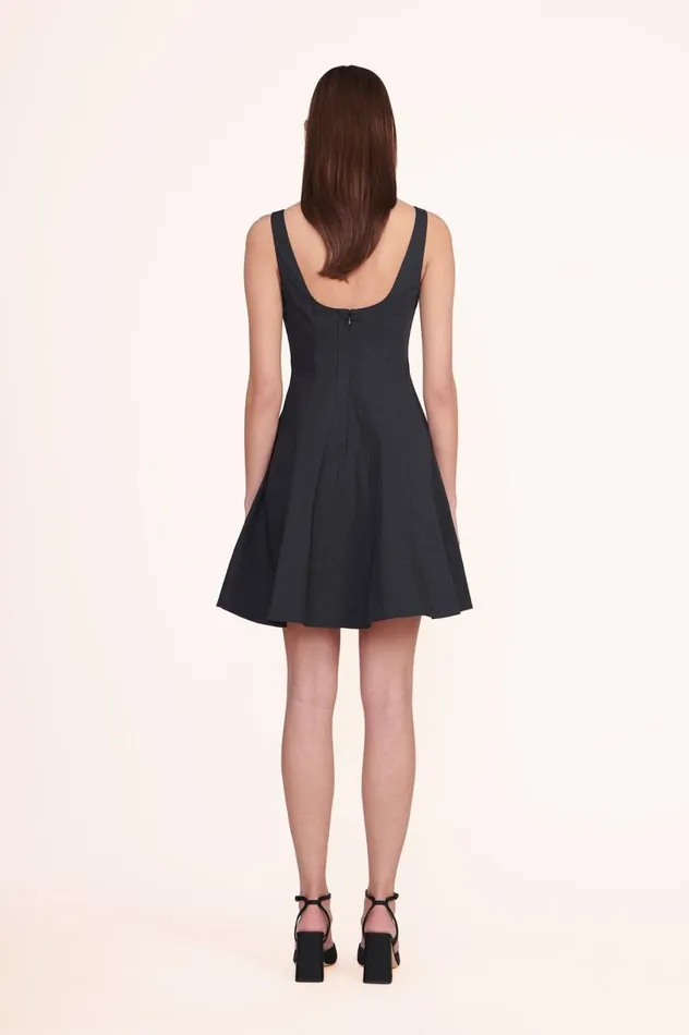 Women Dresses STAUD STAUD MINI WELLS DRESS BLACK Women Dresses STAUD STAUD MINI WELLS DRESS BLACK