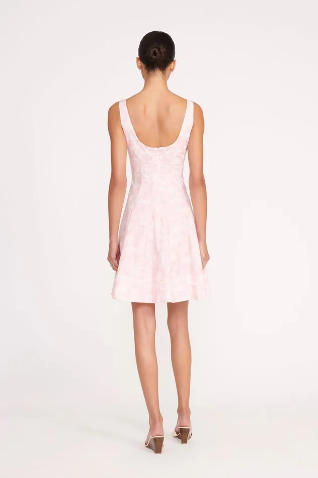 Women Dresses STAUD STAUD MINI WELLS DRESS CHERRY BLOSSOM IVORY TOILE Women Dresses STAUD STAUD MINI WELLS DRESS CHERRY BLOSSOM IVORY TOILE