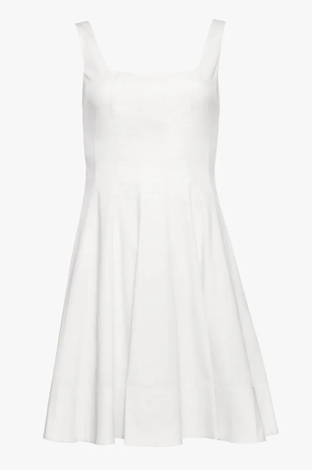 Women Dresses STAUD STAUD MINI WELLS DRESS WHITE Women Dresses STAUD STAUD MINI WELLS DRESS WHITE