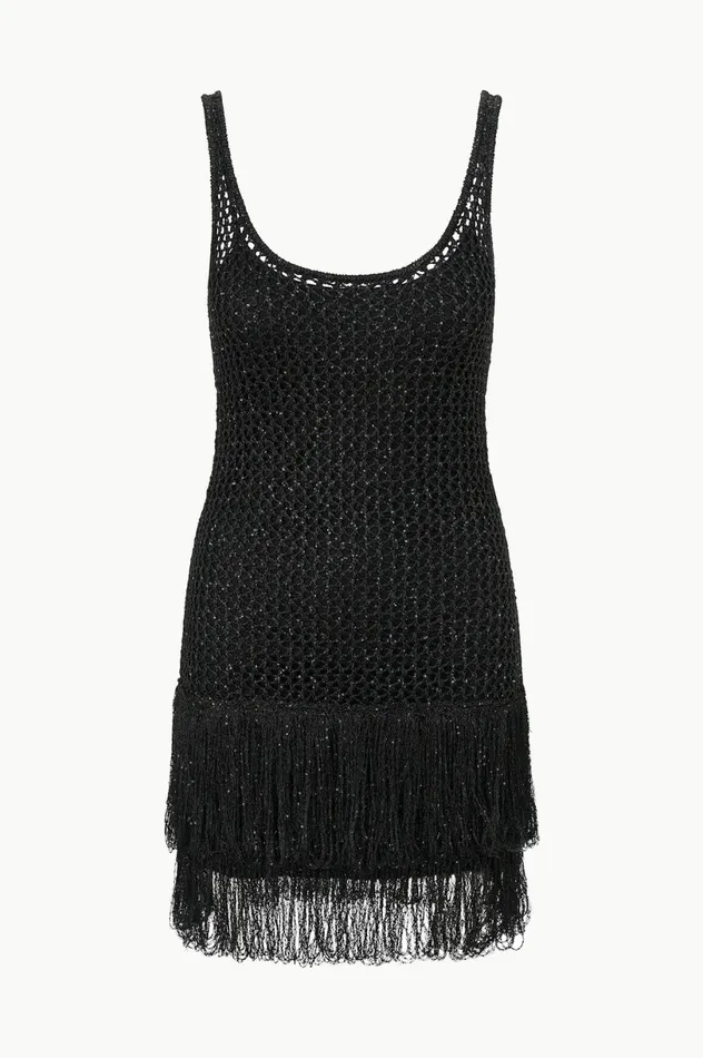 Women Dresses STAUD STAUD NOVA DRESS BLACK Women Dresses STAUD STAUD NOVA DRESS BLACK