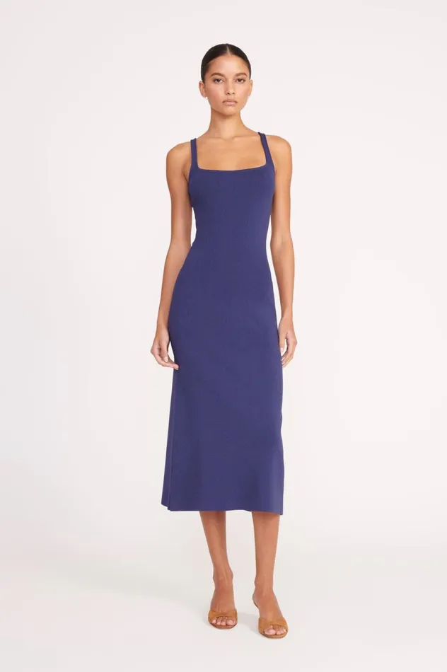 Women Dresses STAUD STAUD PAITYN DRESS NAVY