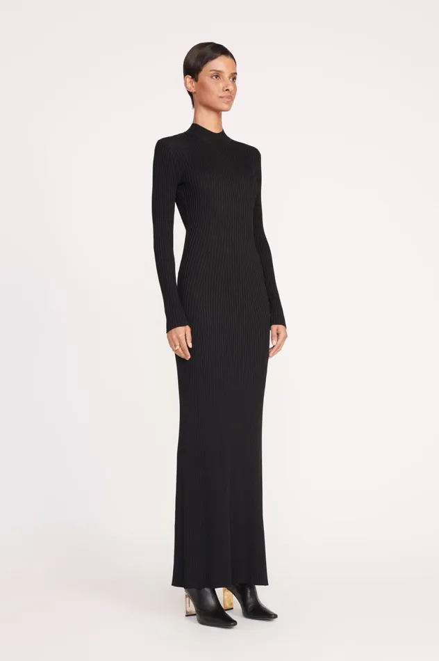 Women Dresses STAUD STAUD PALMIRA DRESS BLACK Women Dresses STAUD STAUD PALMIRA DRESS BLACK
