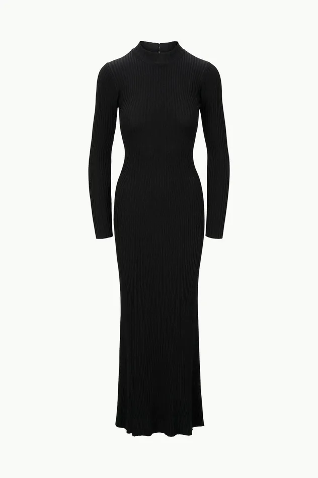 Women Dresses STAUD STAUD PALMIRA DRESS BLACK Women Dresses STAUD STAUD PALMIRA DRESS BLACK