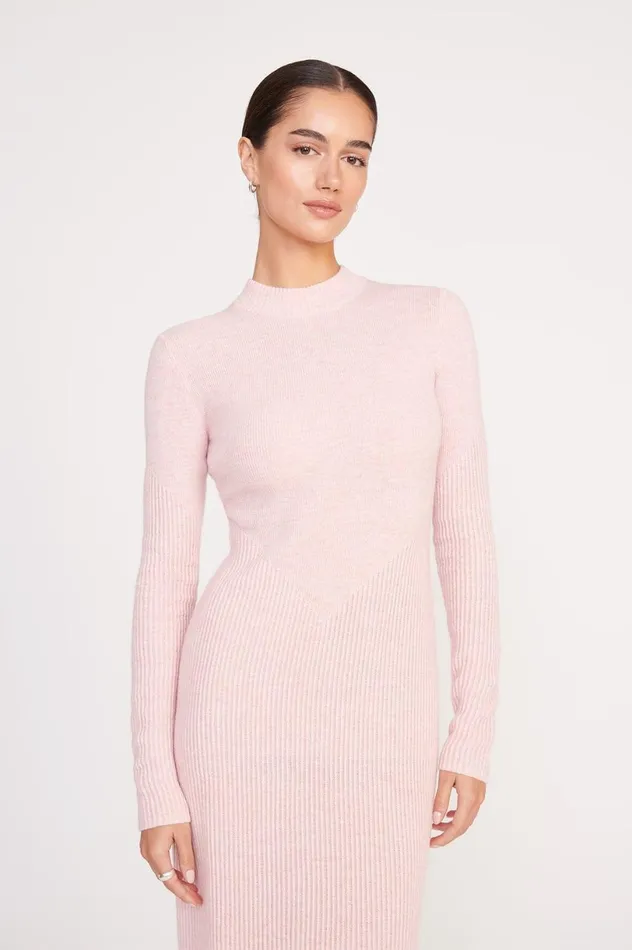 Women Dresses STAUD STAUD RAMONA DRESS CHERRY BLOSSOM Women Dresses STAUD STAUD RAMONA DRESS CHERRY BLOSSOM