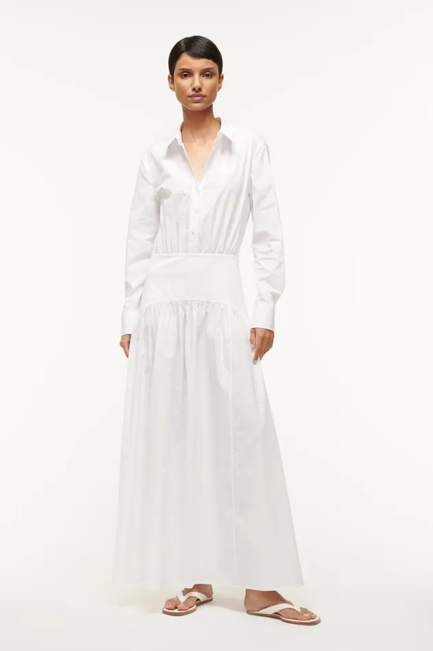Women Dresses STAUD STAUD ROCCO DRESS WHITE
