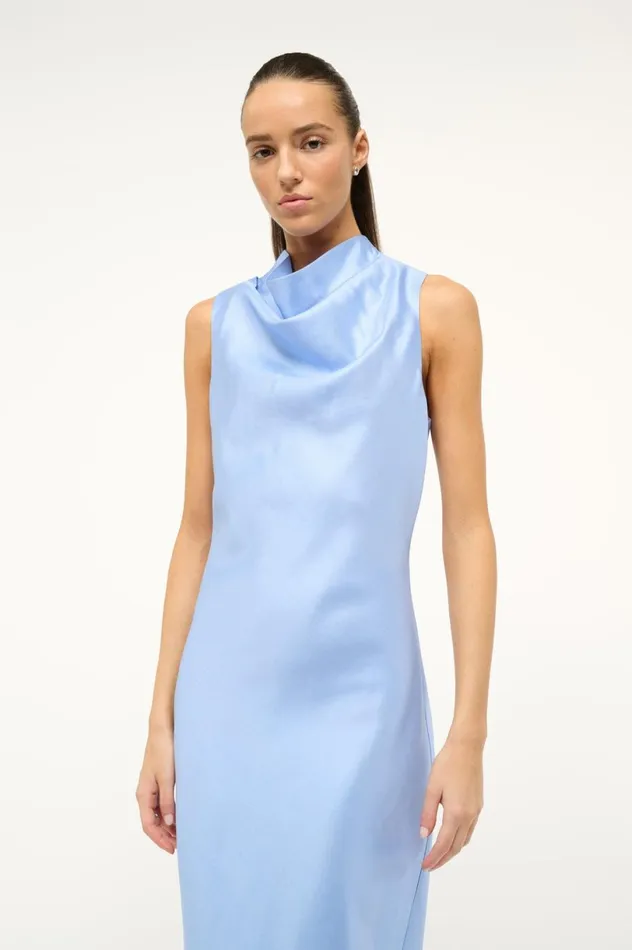 Women Dresses STAUD STAUD ROCHELLE DRESS PERIWINKLE Women Dresses STAUD STAUD ROCHELLE DRESS PERIWINKLE