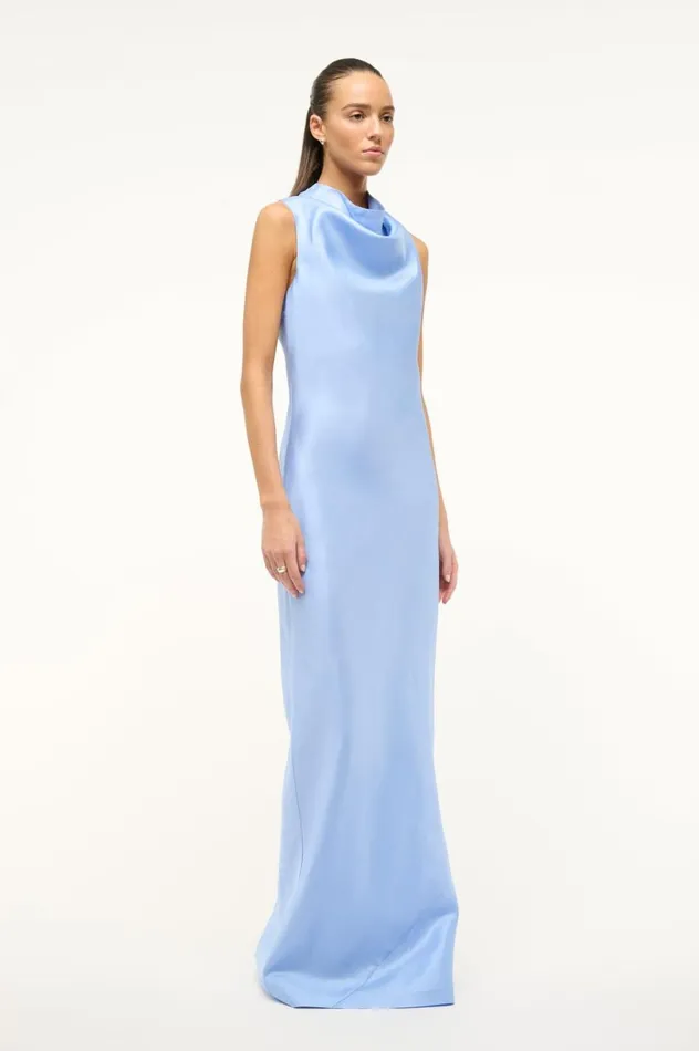 Women Dresses STAUD STAUD ROCHELLE DRESS PERIWINKLE Women Dresses STAUD STAUD ROCHELLE DRESS PERIWINKLE