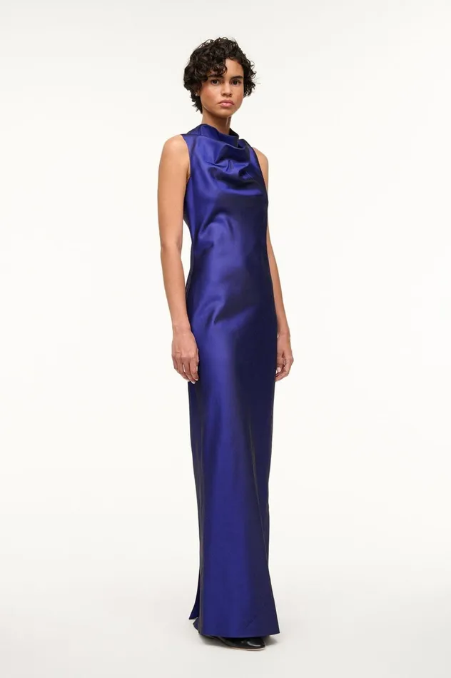 Women Dresses STAUD STAUD ROCHELLE DRESS VIOLET Women Dresses STAUD STAUD ROCHELLE DRESS VIOLET