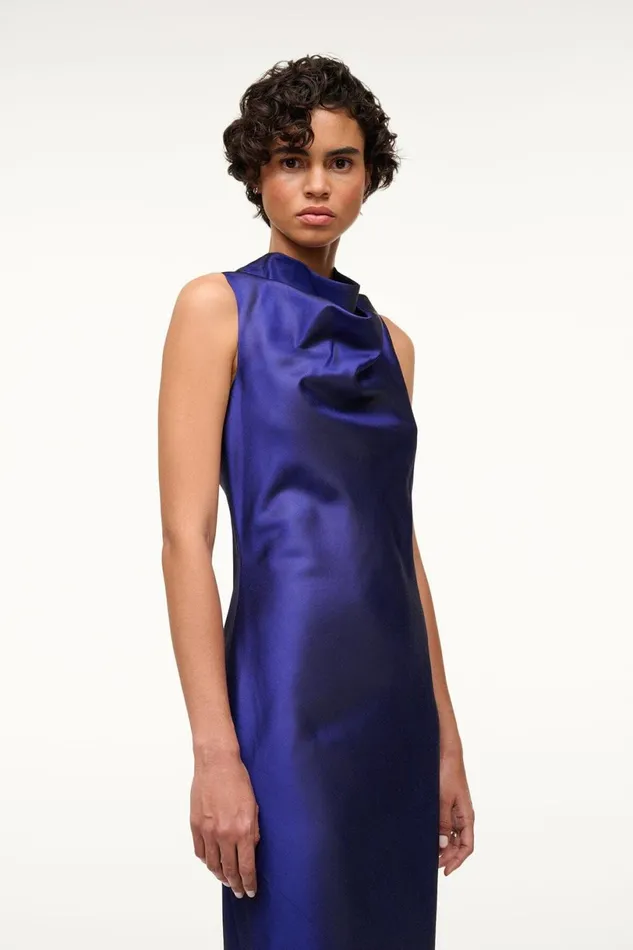 Women Dresses STAUD STAUD ROCHELLE DRESS VIOLET Women Dresses STAUD STAUD ROCHELLE DRESS VIOLET