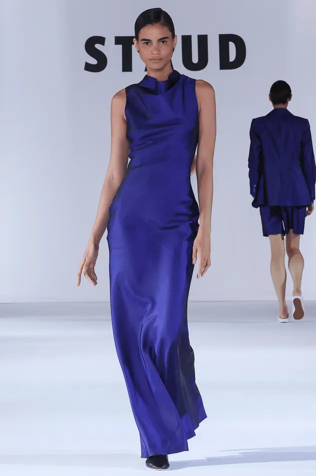 Women Dresses STAUD STAUD ROCHELLE DRESS VIOLET Women Dresses STAUD STAUD ROCHELLE DRESS VIOLET