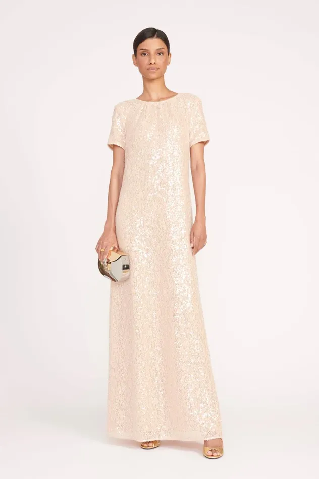 Women Dresses STAUD STAUD SAFI DRESS BEIGE