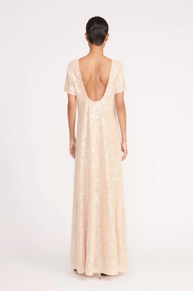 Women Dresses STAUD STAUD SAFI DRESS BEIGE Women Dresses STAUD STAUD SAFI DRESS BEIGE