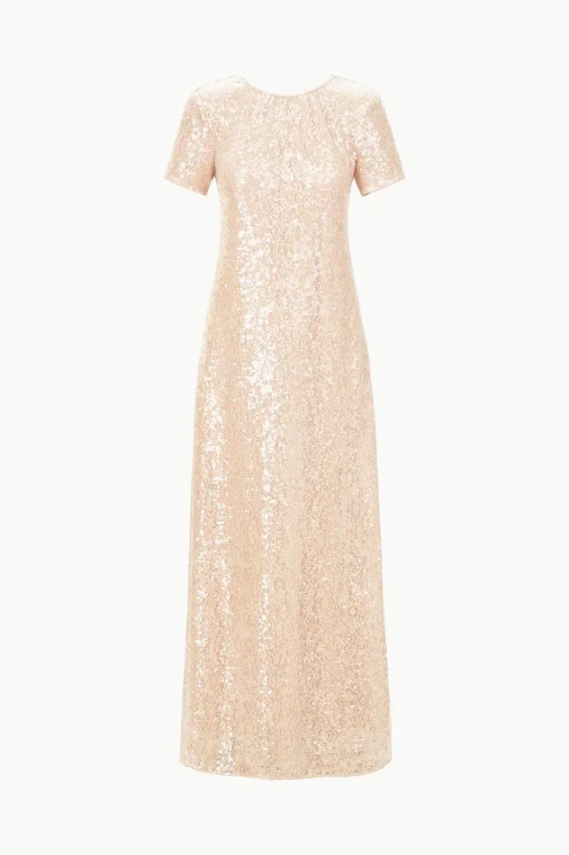 Women Dresses STAUD STAUD SAFI DRESS BEIGE Women Dresses STAUD STAUD SAFI DRESS BEIGE
