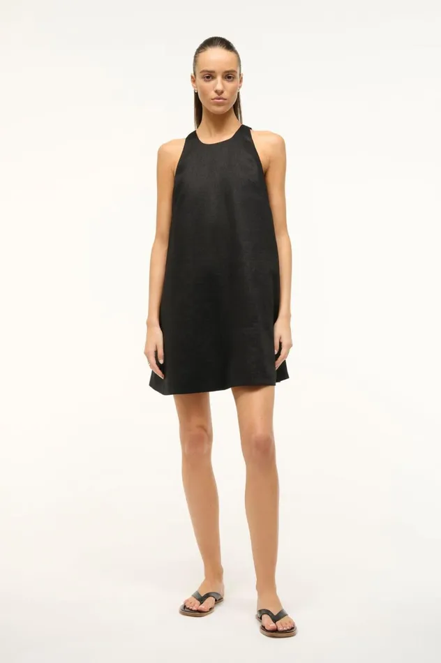 Women Dresses STAUD STAUD SERAFINA DRESS BLACK