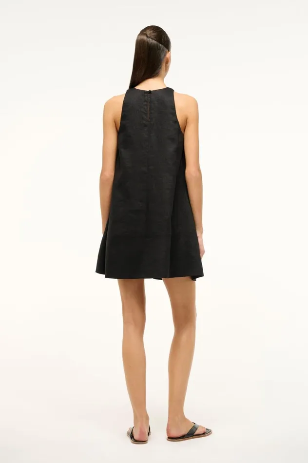 Women Dresses STAUD STAUD SERAFINA DRESS BLACK Women Dresses STAUD STAUD SERAFINA DRESS BLACK