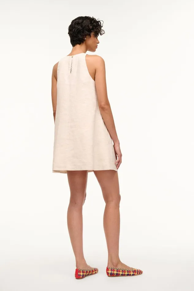 Women Dresses STAUD STAUD SERAFINA DRESS NATURAL Women Dresses STAUD STAUD SERAFINA DRESS NATURAL