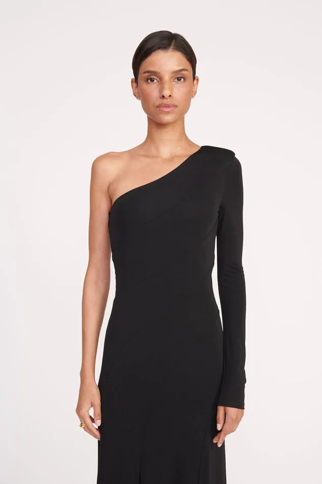 Women Dresses STAUD STAUD SERENA DRESS BLACK Women Dresses STAUD STAUD SERENA DRESS BLACK