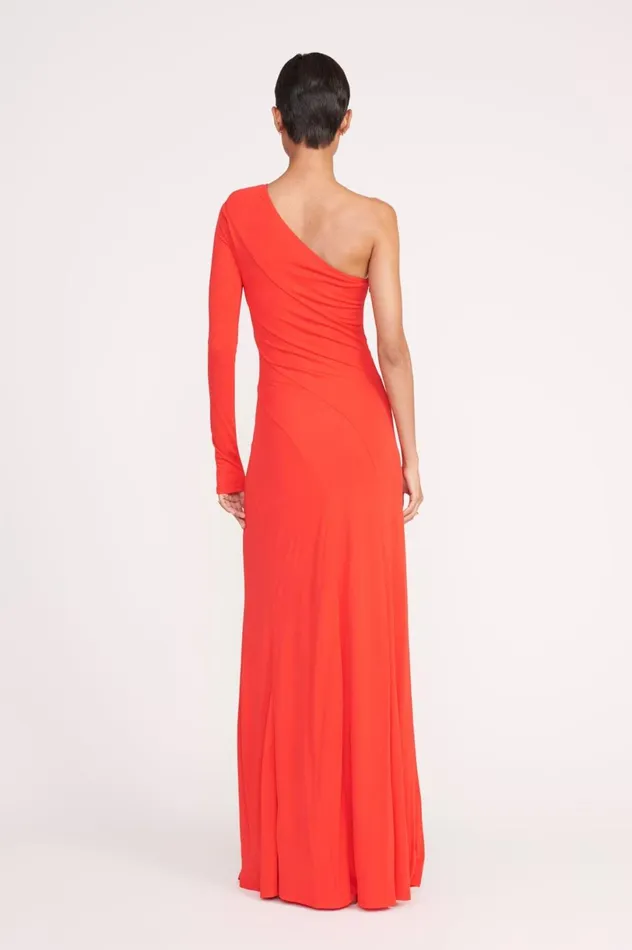 Women Dresses STAUD STAUD SERENA DRESS RED ROSE Women Dresses STAUD STAUD SERENA DRESS RED ROSE