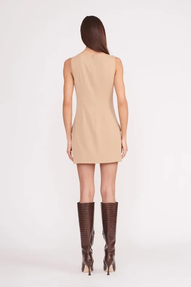 Women Dresses STAUD STAUD SHEILA DRESS CAMEL Women Dresses STAUD STAUD SHEILA DRESS CAMEL