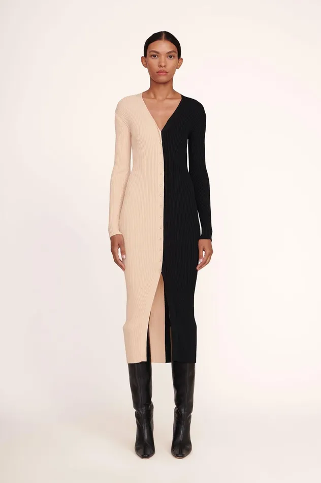 Women Dresses STAUD STAUD SHOKO SWEATER BUFF BLACK