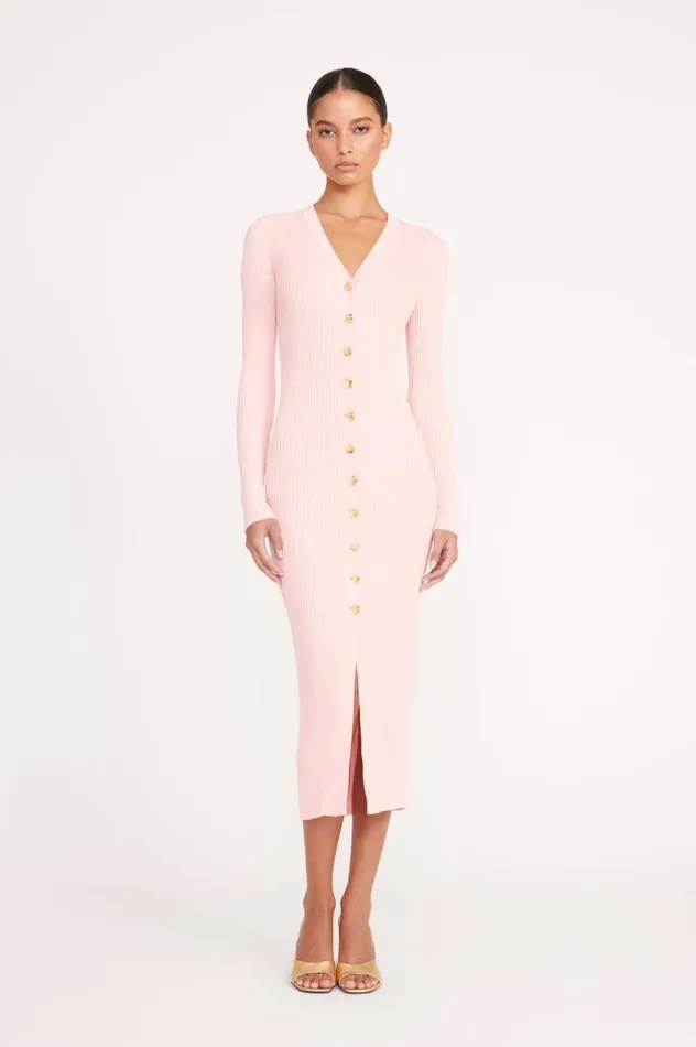 Women Dresses STAUD STAUD SHOKO SWEATER CHERRY BLOSSOM