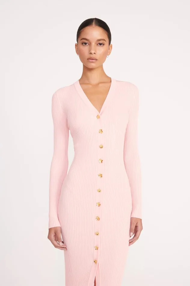 Women Dresses STAUD STAUD SHOKO SWEATER CHERRY BLOSSOM Women Dresses STAUD STAUD SHOKO SWEATER CHERRY BLOSSOM