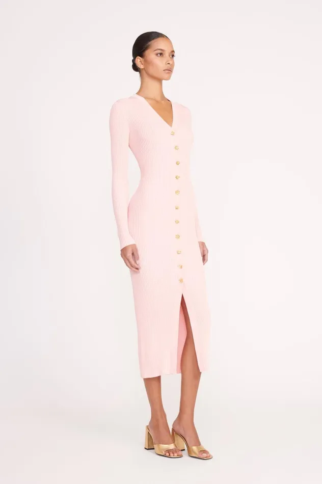 Women Dresses STAUD STAUD SHOKO SWEATER CHERRY BLOSSOM Women Dresses STAUD STAUD SHOKO SWEATER CHERRY BLOSSOM