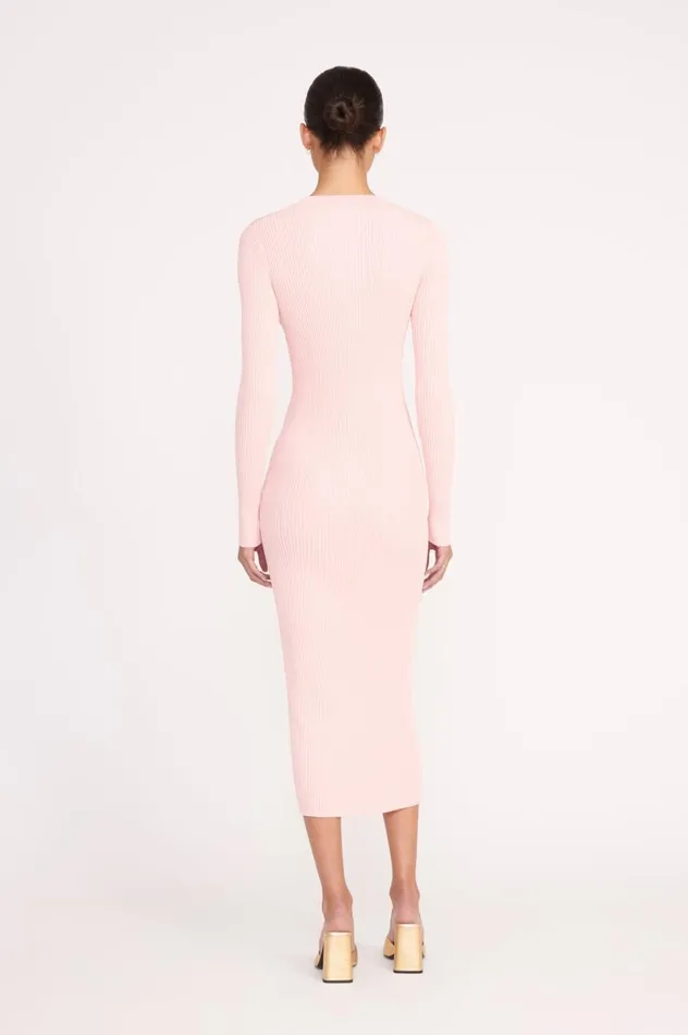 Women Dresses STAUD STAUD SHOKO SWEATER CHERRY BLOSSOM Women Dresses STAUD STAUD SHOKO SWEATER CHERRY BLOSSOM