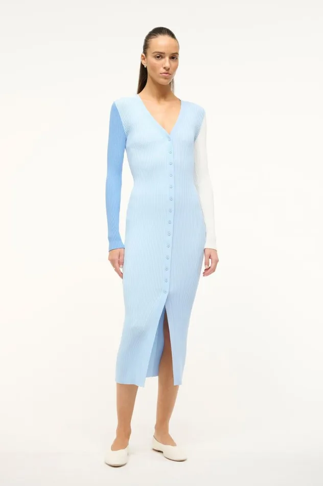 Women Dresses STAUD STAUD SHOKO SWEATER PERIWINKLE MULTI